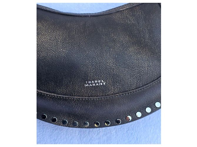 Borsa a Spalla in Pelle Chiodata Isabel Marant Nero - vista 2