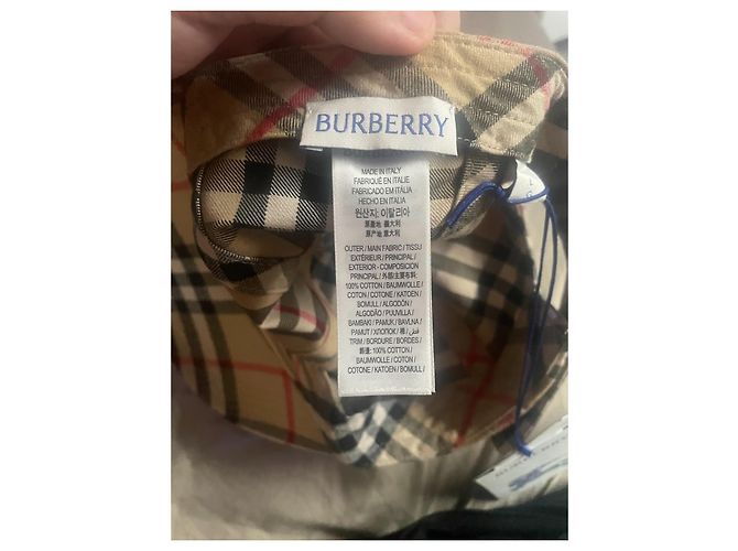 Cappellino Burberry Beige - vista 5