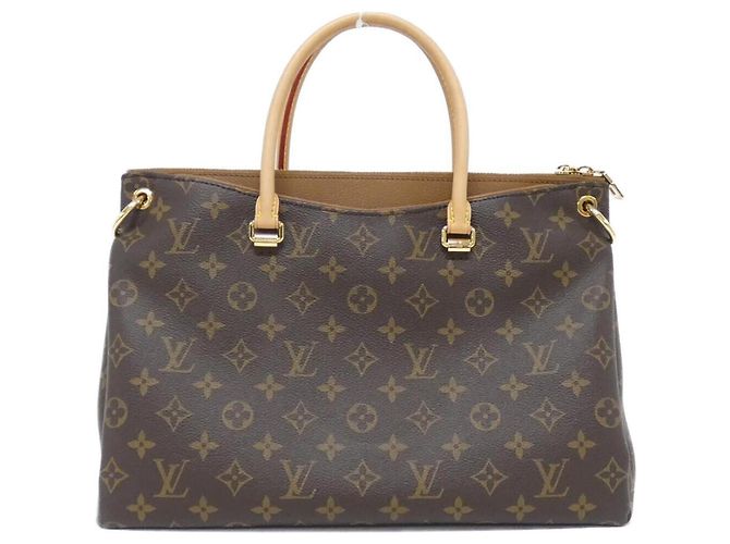 Bolso Pallas Monogram Louis Vuitton Castaño - vista 2