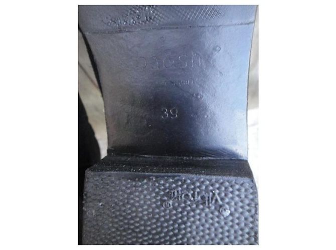 Botines Ba&Sh de ante negro - vista 8