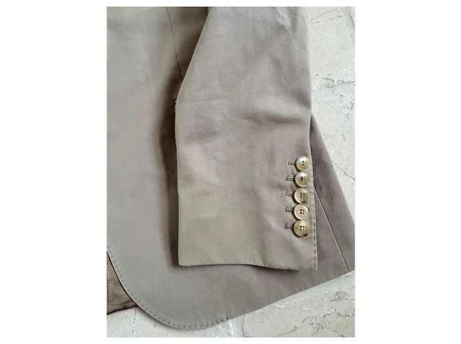Giacca Gucci beige in cotone - vista 13