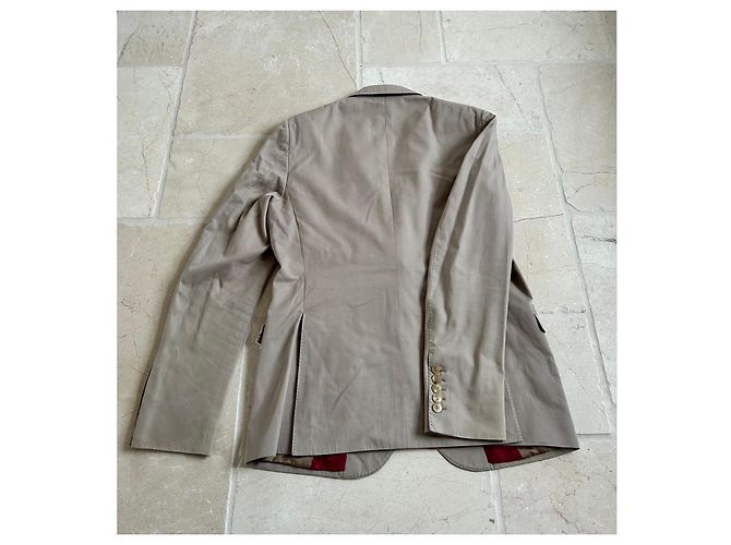 Giacca Gucci beige in cotone - vista 14