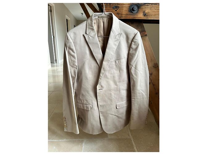 Giacca Gucci beige in cotone - vista 2