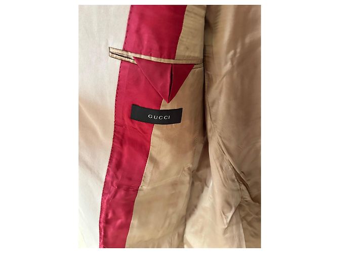 Giacca Gucci beige in cotone - vista 3