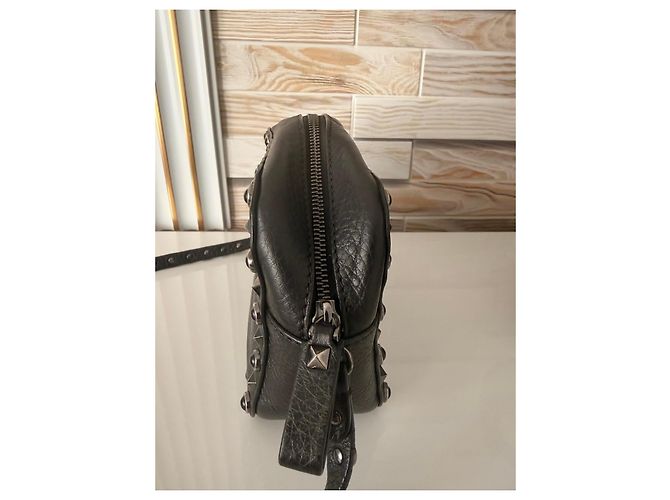 Borsa a tracolla Rockstud di Valentino Garavani Nero - vista 4