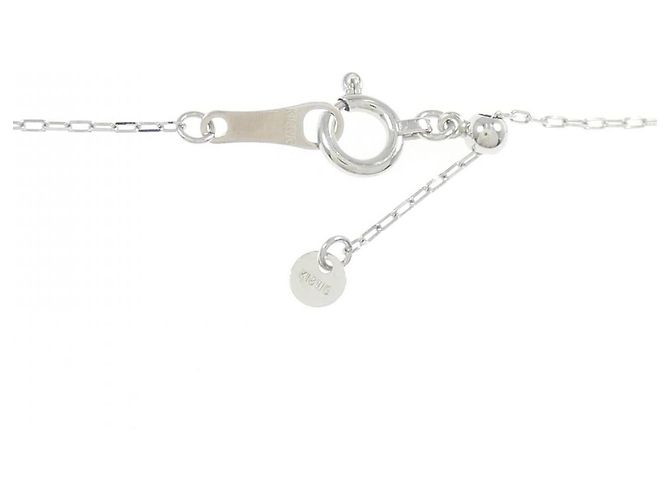 Autre Marque Collana a Fiore in Oro Bianco Au750 Argento - vista 5