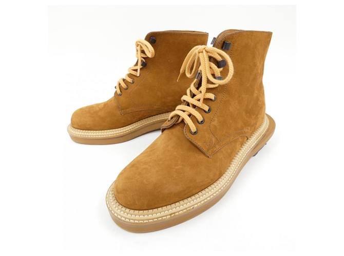 Sacai Leather Boots Brown - view 3