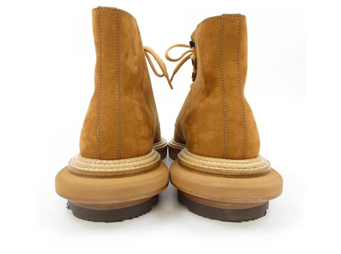 Sacai Leather Boots Brown - view 5