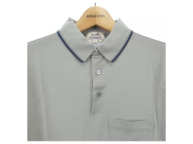 Polo Hermès XS Verde Caqui - vista 5