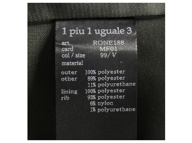 Autre Marque 1 más 1 es igual a 3 RONE188 Blouson Negro - vista 3