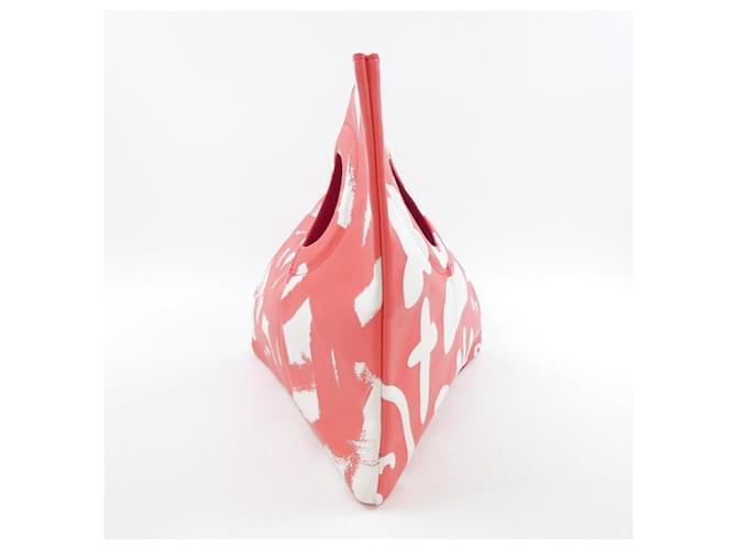 Autre Marque Pleats Please Mini Bag Weiß Rot - Ansicht 5