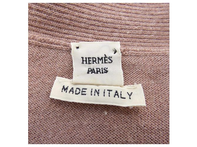 Hermès Cárdigan de mezcla de cachemir Hermes Rosa - vista 4