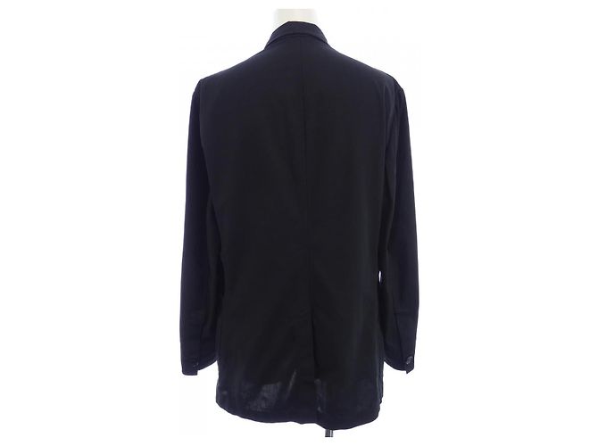 Chaqueta de lana Hermès 48 Negro - vista 2