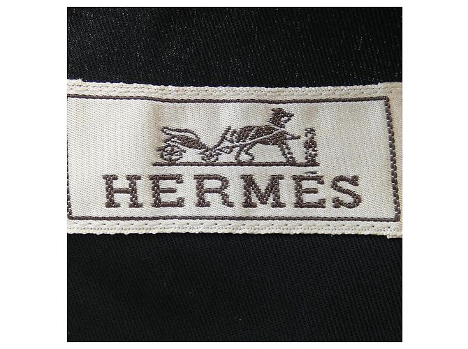 Chaqueta de lana Hermès 48 Negro - vista 4