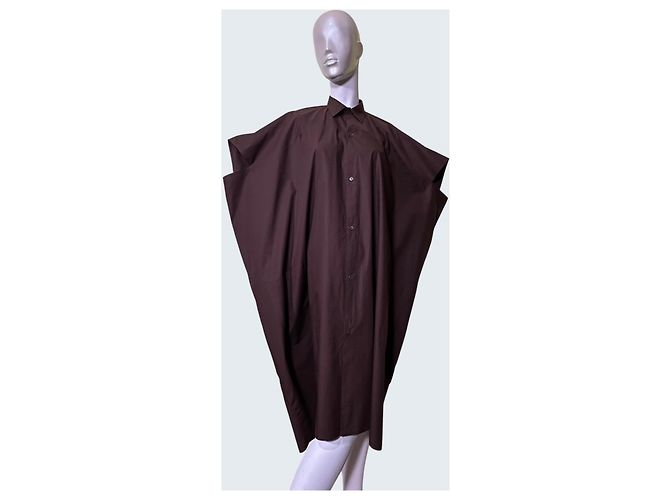 Vestido Sofie d'Hoore Duchy Cacao de algodón marrón Castaño - vista 2