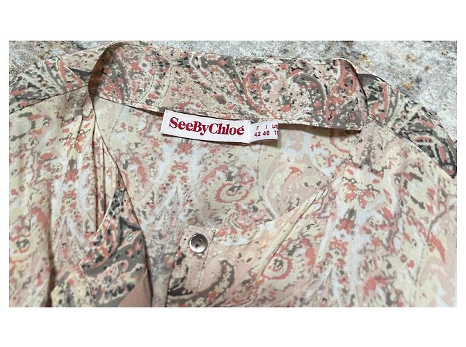See by Chloé Paisley Kleid Viskose Mehrfarben - Ansicht 5
