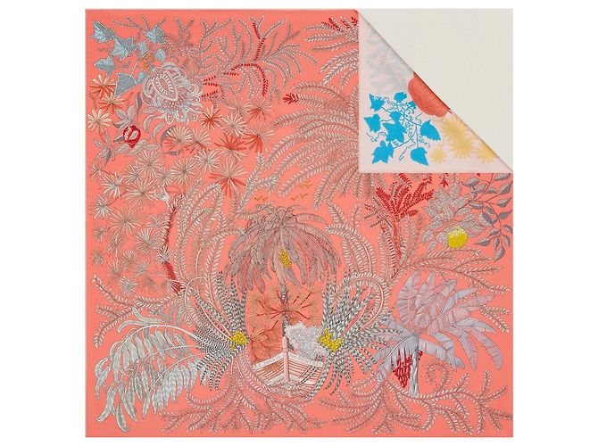 Hermès: Wendeschal "Der Garten der Maler" 90 cm Mehrfarben - Ansicht 2