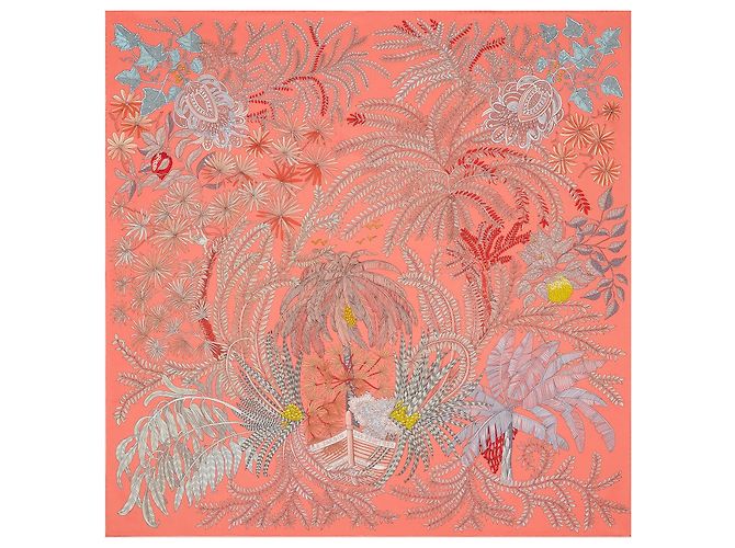 Hermès: Wendeschal "Der Garten der Maler" 90 cm Mehrfarben - Ansicht 3
