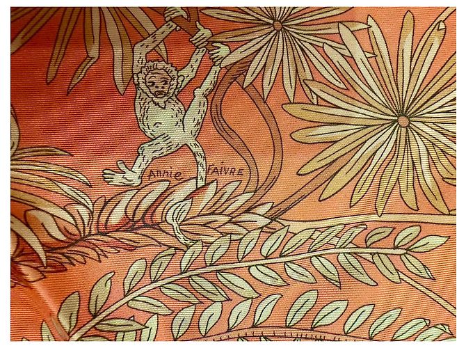 Hermès: Wendeschal "Der Garten der Maler" 90 cm Mehrfarben - Ansicht 6