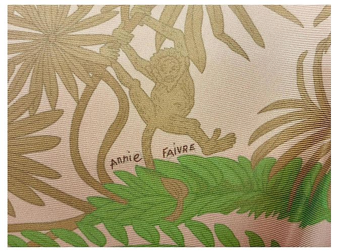 Hermès: Wendeschal "Der Garten der Maler" 90 cm Mehrfarben - Ansicht 9