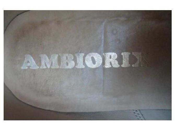 Autre Marque Derbies Ambiorix Molières in pelle nera Nero - vista 11
