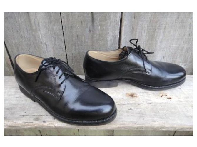 Autre Marque Derbies Ambiorix Molières in pelle nera Nero - vista 3