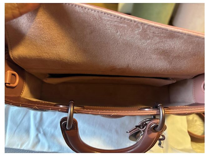 Christian Dior Medium Lady D-Joy Rosa Ombre - vista 11