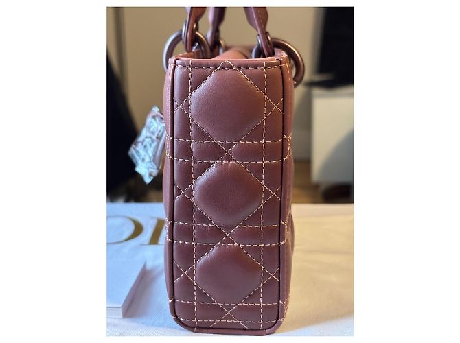 Christian Dior Medium Lady D-Joy Rosa Ombre - vista 7