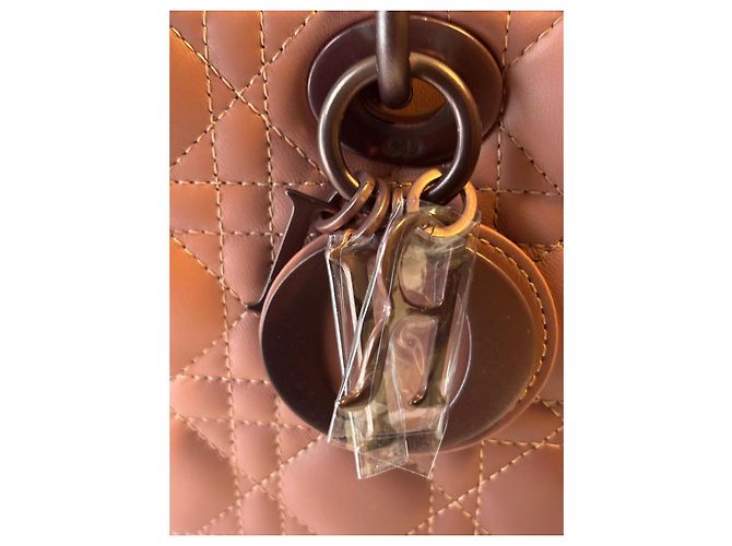 Christian Dior Medium Lady D-Joy Rosa Ombre - vista 8
