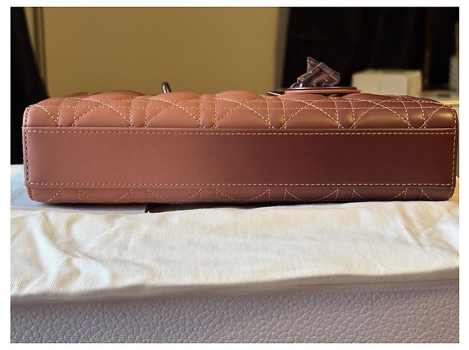 Christian Dior Medium Lady D-Joy Rosa Ombre - vista 9