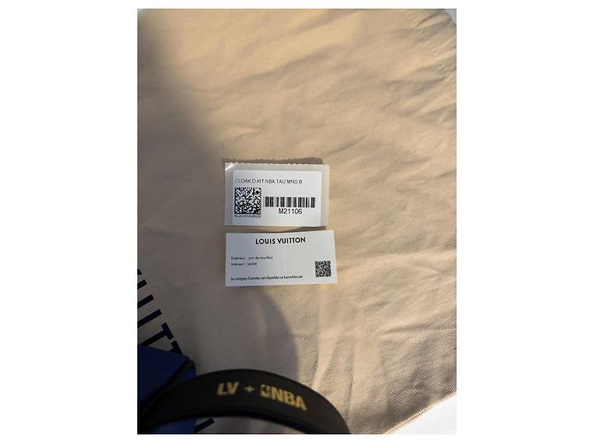 Clutch Louis Vuitton x NBA Blu Pelle di Vitello - vista 11