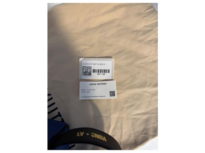 Clutch Louis Vuitton x NBA Blu Pelle di Vitello - vista 12