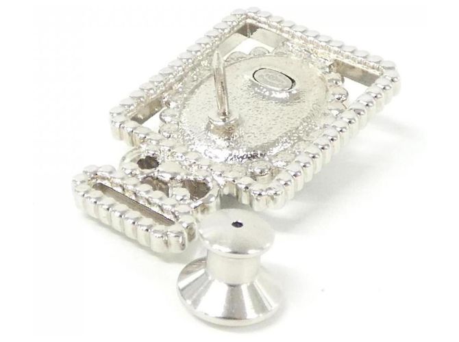 Timeless Spilla in pelle nera e argento Chanel AB9257 Nero - vista 3