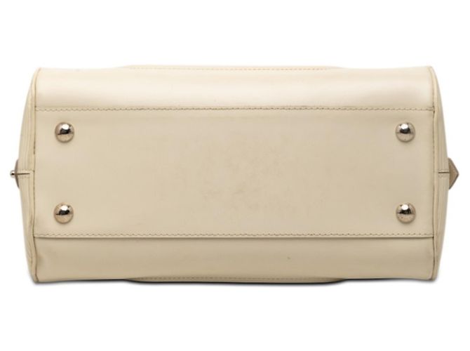 Borsa a mano Bowling Montaigne PM Epi Louis Vuitton Bianco Bianco sporco - vista 3