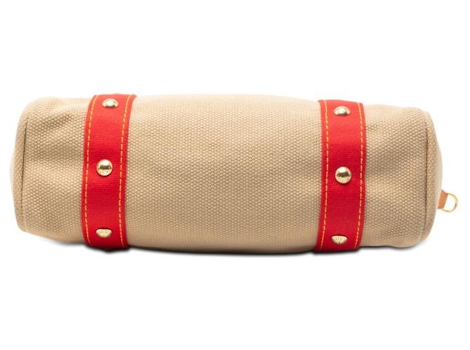 Louis Vuitton Antigua Cabas MM Tasche Rot Beige - Ansicht 3