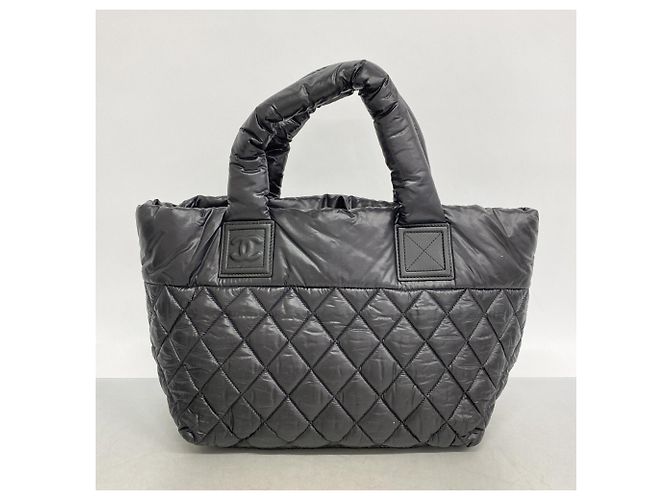 Chanel Coco Cocoon Nylon Tote Bag Schwarz - Ansicht 8