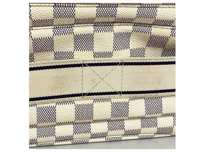 Bolsa de Ombro Naviglio Damier Azur Louis Vuitton Branco - vista 10