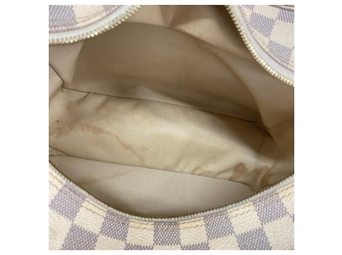 Bolsa de Ombro Naviglio Damier Azur Louis Vuitton Branco - vista 4