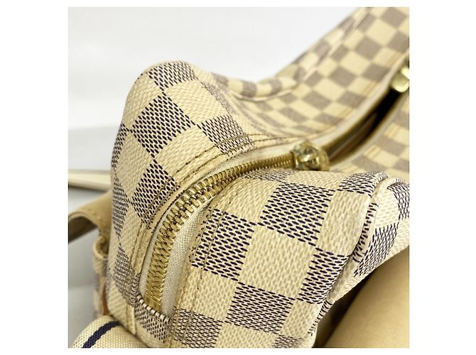 Bolsa de Ombro Naviglio Damier Azur Louis Vuitton Branco - vista 7