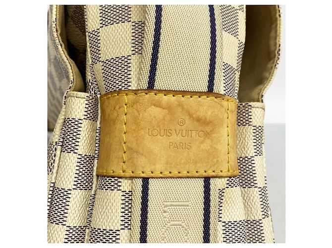 Bolsa de Ombro Naviglio Damier Azur Louis Vuitton Branco - vista 8