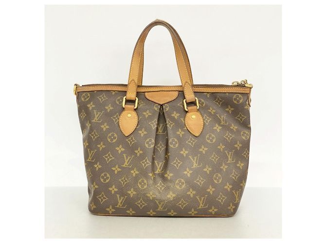 Borsa Louis Vuitton Monogram Palermo PM Marrone - vista 10