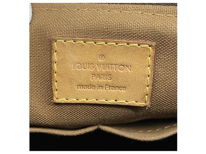 Borsa Louis Vuitton Monogram Palermo PM Marrone - vista 5