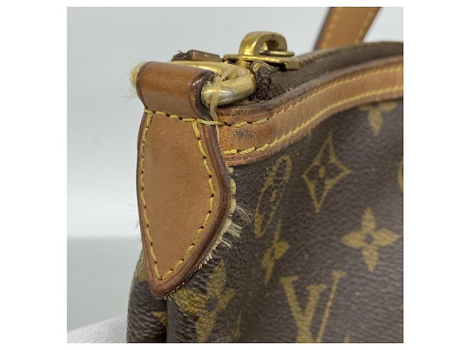 Borsa Louis Vuitton Monogram Palermo PM Marrone - vista 6