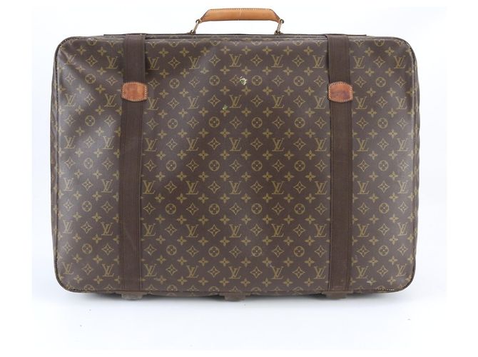 Sac à main en cuir Monogram Satellite 70 de Louis Vuitton Marron Monogramme - vue 3