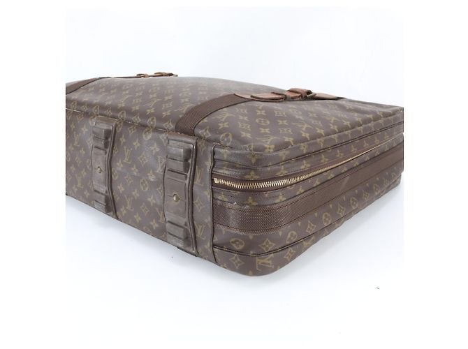 Sac à main en cuir Monogram Satellite 70 de Louis Vuitton Marron Monogramme - vue 5