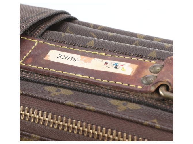 Sac à main en cuir Monogram Satellite 70 de Louis Vuitton Marron Monogramme - vue 9