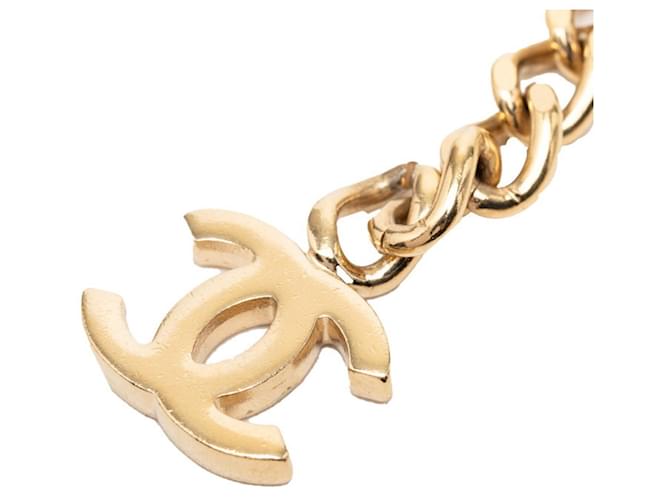 Cinturón de Cadena Coco Mark de Chanel Rosa Dorado - vista 5