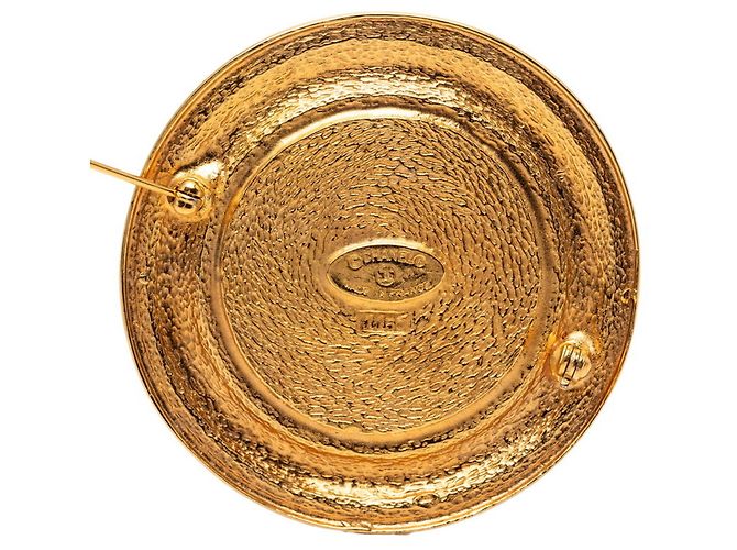 Spilla placcata in oro Chanel 31 RUE CAMBON PARIS D'oro - vista 3