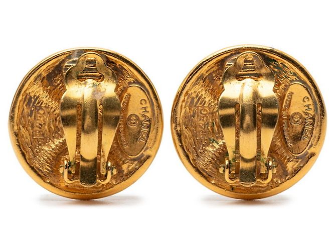 Orecchini a clip placcati in oro Chanel D'oro - vista 2