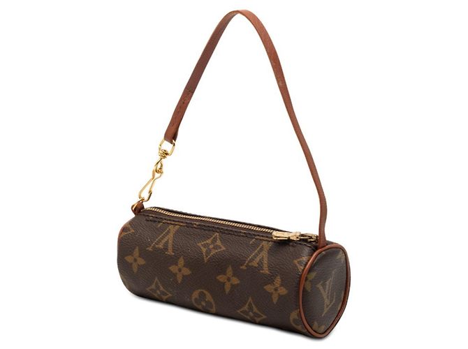 Bolso Louis Vuitton Monogram Papillon con pouch Castaño - vista 2